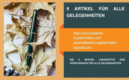 9 Artikel für alle Gelegenheiten